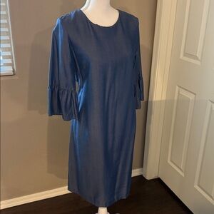 Ann Taylor Blue Shift Dress